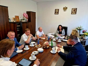 Pierwsze w tej kadencji spotkanie Starosty z wójtami i burmistrzami z terenu Powiatu Nowodworskiego.