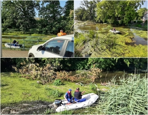 Pontonem po Tudze. Mieszkańcy: To nie jest ratunek przed powodzią  Kilka gałęzi mniej, trochę wyciętej roślinności – i ani kroku dalej w stronę realnej ochrony przed powodzią.