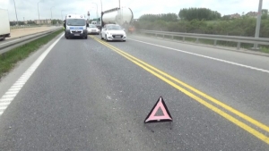 Kolizja na siódemce w okolicach Starych Babek - 18.06.2017