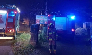 Pożar budynku mieszkalnego w Osłonce – akcja ratunkowa strażaków