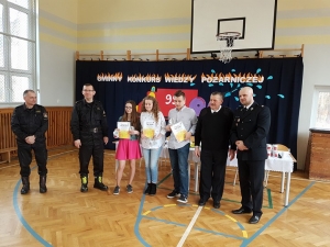 Stegna. Gminne eliminacje Ogólnopolskiego Turnieju Wiedzy Pożarniczej "Młodzież Zapobiega Pożarom"