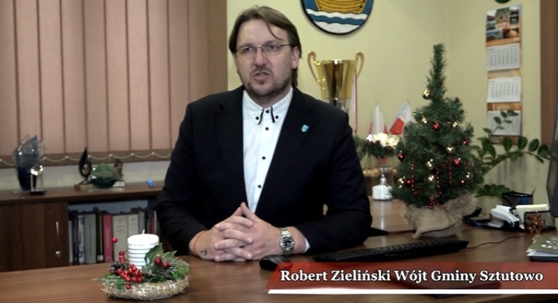 Życzenia Świąteczno - Noworoczne Wójta Roberta Zielińskiego