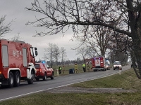 Jedna osoba poszkodowana w wypadku. Ruch wahadłowy. Utrudnienia na drodze do Malborka.