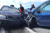 Kiezmark. Zderzenie 3 aut na moście - 24.07.2018